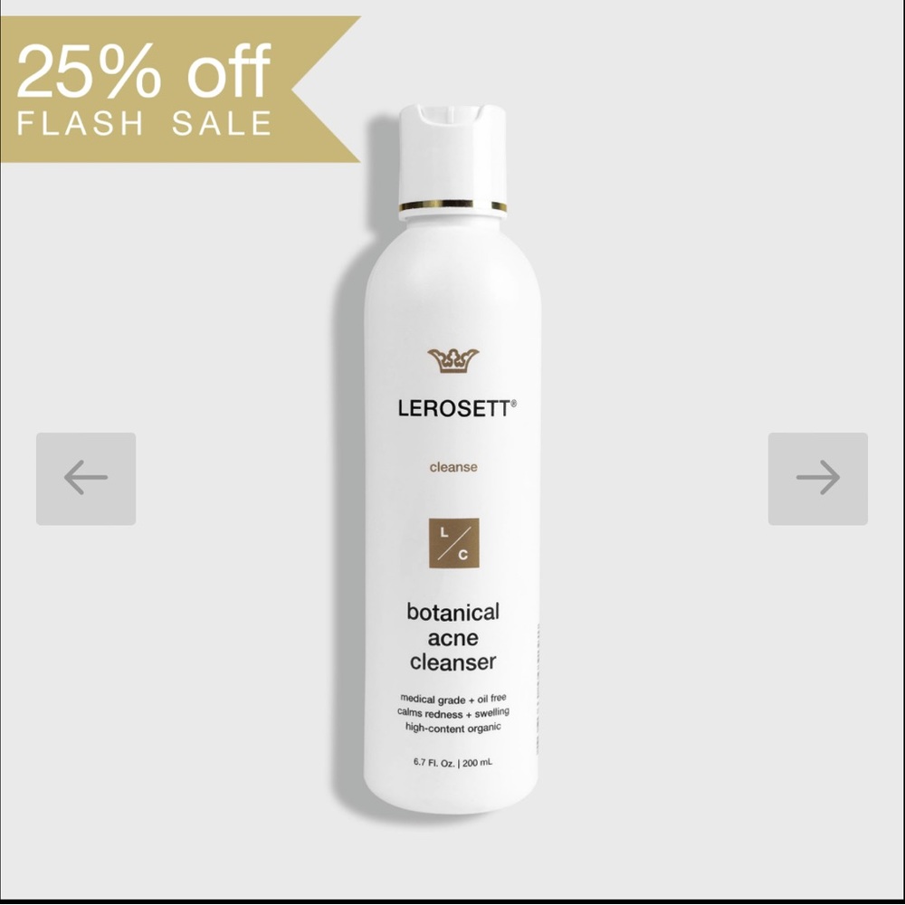 Lerosett botanical ance cleanser